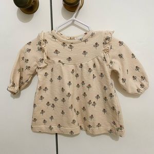 ZARA glottal print top